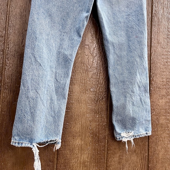 Agolde Riley High Rise Straight Crop Jeans Size 30 - Picture 12 of 14